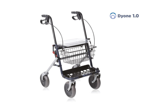 Deambulatore Rollator in Acciaio a 4 Ruote DYONE 1.0