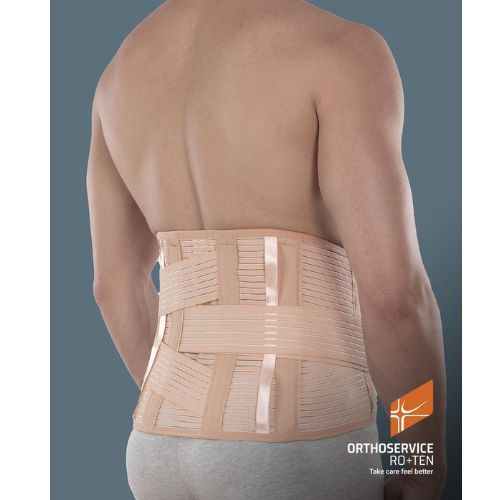 Easyco Plus – Corsetto Elastico Millerighe con Tiranti | Supporto Lombare