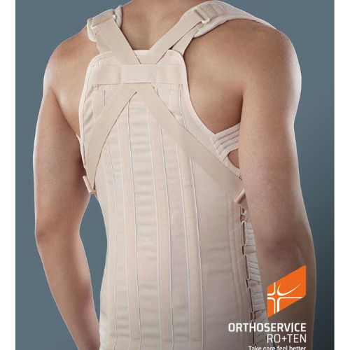 Sat70 – Busto Ortopedico Spallaccio | Stabilizzazione Dorso-Lombare con Telaio Rigido