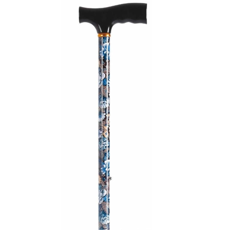 Bastone da Passeggio – Alluminio con Manico a T Morbido – Fantasie Assortite