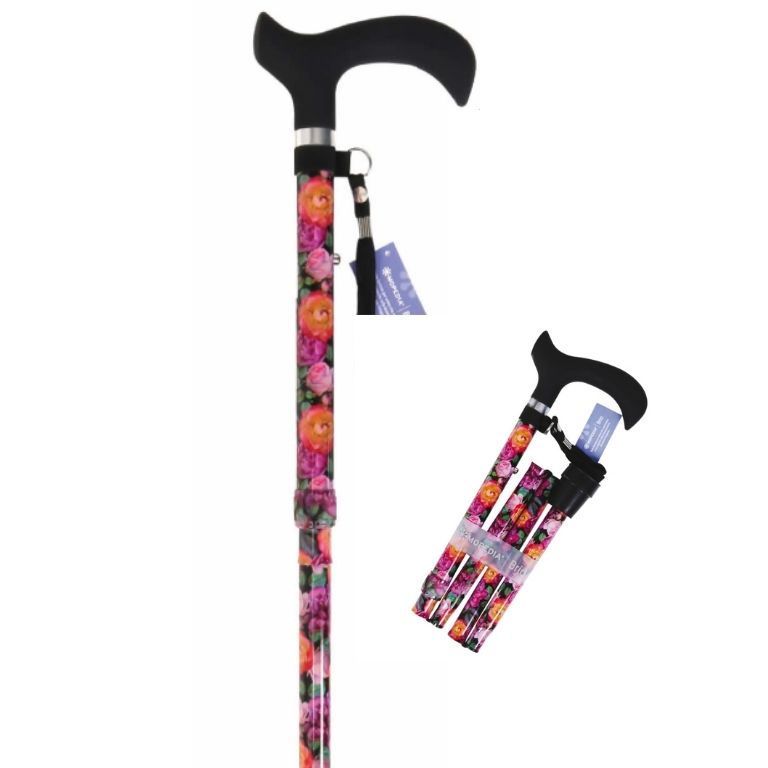 Bastone da Passeggio – Alluminio con Manico a T Morbido – Fantasie Assortite