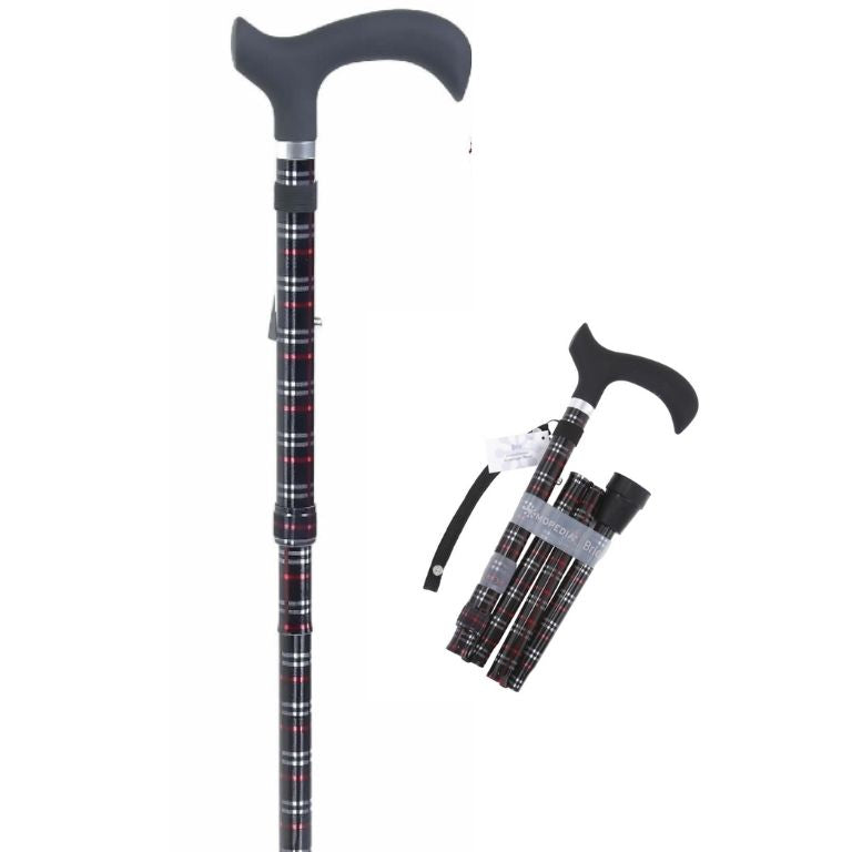 Bastone da Passeggio – Alluminio con Manico a T Morbido – Fantasie Assortite