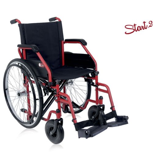 NOLEGGIO - Carrozzina Standard pieghevole ad Autospinta