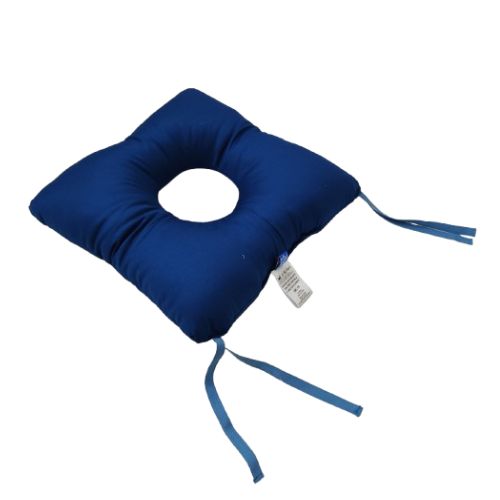 Cuscino Antidecubito con Foro Centrale in Fibra Cava Siliconata