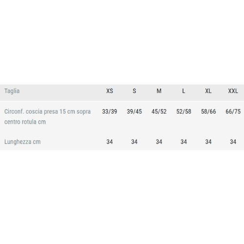 GenuFIT 08A – Ginocchiera Apribile in Tessuto Aer-OS con Stecche a Spirale