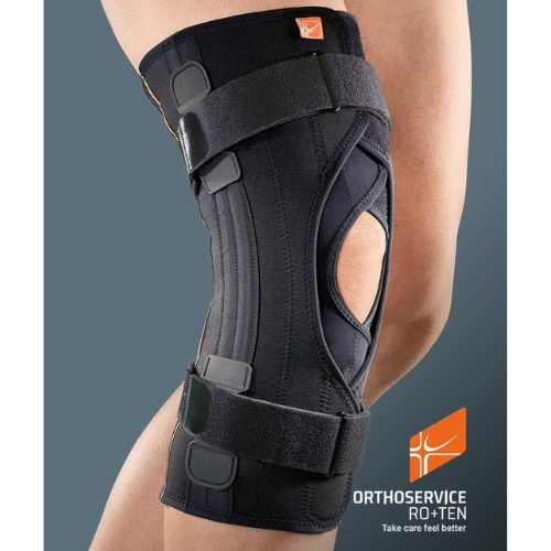 GenuFIT 08A – Ginocchiera Apribile in Tessuto Aer-OS con Stecche a Spirale