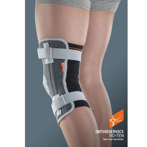 GenuSKILL 08 – Ginocchiera Tubolare con Stecche a Spirale e Stabilizzatore Rotuleo