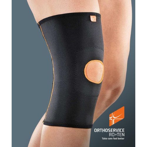 Ginocchiera Tubolare Corta GenuFIT 63 con Foro Rotuleo – Comfort e Stabilità