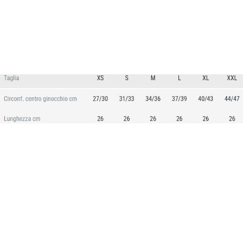 Ginocchiera Tubolare Corta Object 63 con Foro Rotuleo – Supporto e Comfort