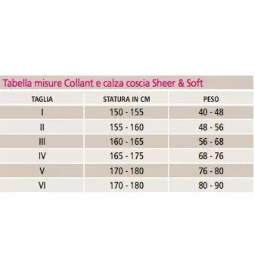 Medi Swing Sheer & Soft – Collant Preventivo 18 mmHg