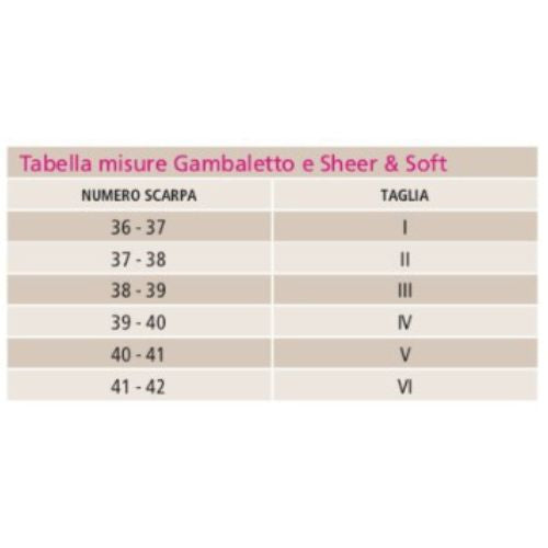 Medi Swing Sheer & Soft – Gambaletto Preventivo 18 mmHg a Compressione Graduata