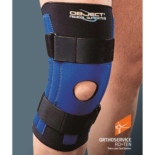 Object 08 – Ginocchiera Tubolare in Neoprene con Stecche a Spirale e Stabilizzatore Rotuleo
