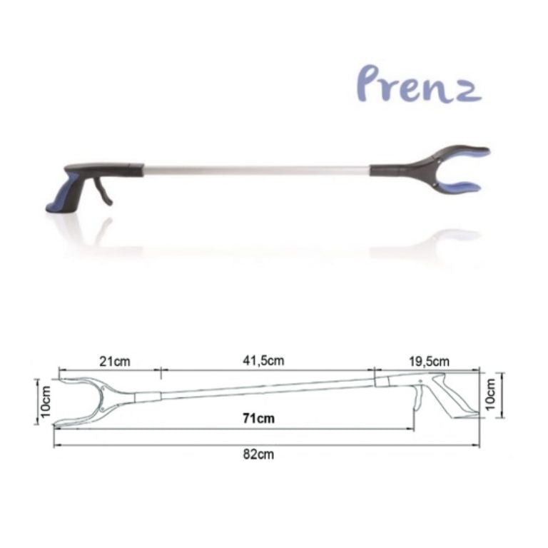 Pinza Prensile in Alluminio Anodizzato – 4 Lunghezze Disponibili