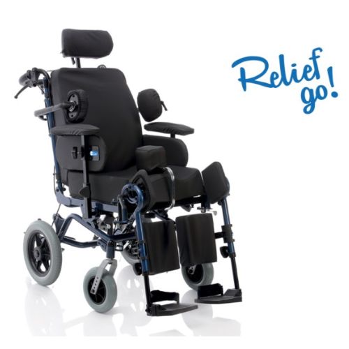 Poltrona Polifunzionale Serie Relief GO – Assistita con Ruote da 30 cm