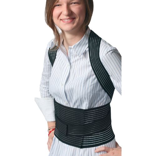 Raddrizzaspalle "Emy" con Doppio Tirante – Correttore Posturale con Supporto Dorsale e Lombare