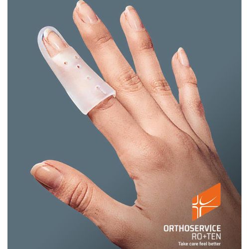 Stax – Tutore per Dito Singolo in Plastica Trasparente per Fratture e Lesioni Tendinee
