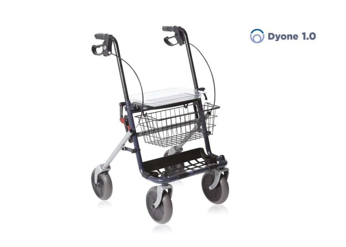 Deambulatore Rollator in Acciaio a 4 Ruote DYONE 1.0