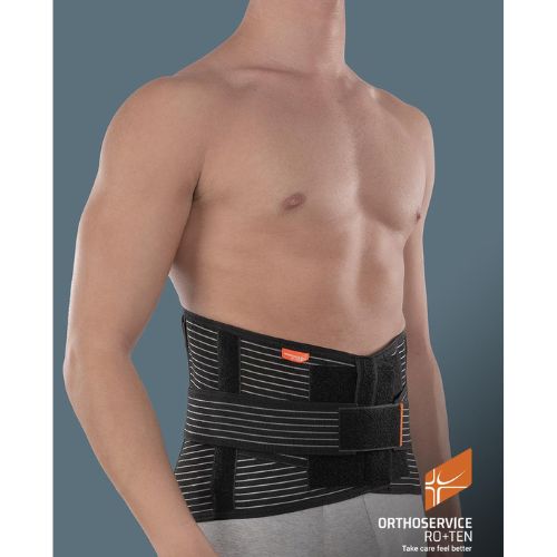 Easyco Plus – Corsetto Elastico Millerighe con Tiranti | Supporto Lombare