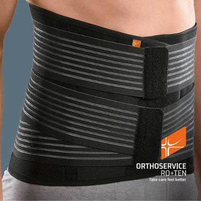 LumboFIT72 – Busto Ortopedico Elastico Alto | Stabilizzazione Lombare con Pelotte Rigide