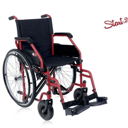 NOLEGGIO - Carrozzina Standard pieghevole ad Autospinta
