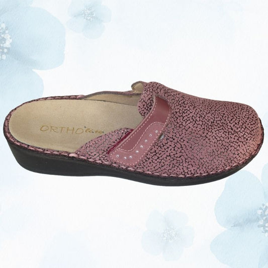 Ciabatta Ortopedica Donna Ortholine Rosa – Made in Italy con Plantare Estraibile