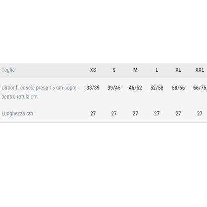 GenuFIT 60 – Ginocchiera Tubolare Corta in Tessuto Traspirante