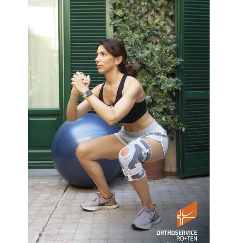 GenuSKILL 08 – Ginocchiera Tubolare con Stecche a Spirale e Stabilizzatore Rotuleo