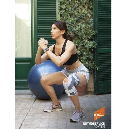 GenuSKILL 08 – Ginocchiera Tubolare con Stecche a Spirale e Stabilizzatore Rotuleo