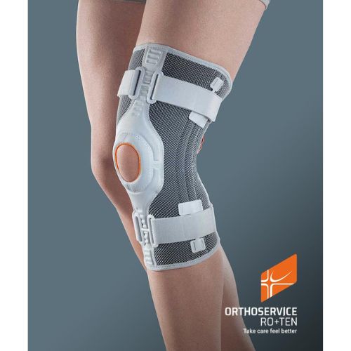 GenuSKILL 08 – Ginocchiera Tubolare con Stecche a Spirale e Stabilizzatore Rotuleo