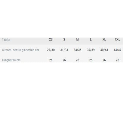 Ginocchiera Tubolare Corta Object 63 con Foro Rotuleo – Supporto e Comfort