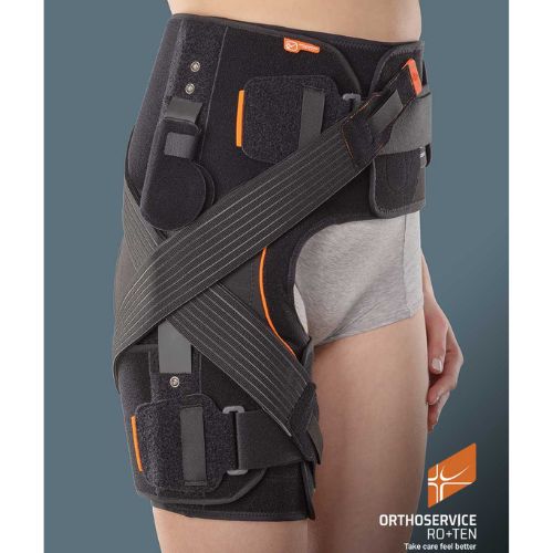 Hipocross 2.0 – Tutore per Anca e Coxalgia con Stecche a Spirale e Tiranti Elastici