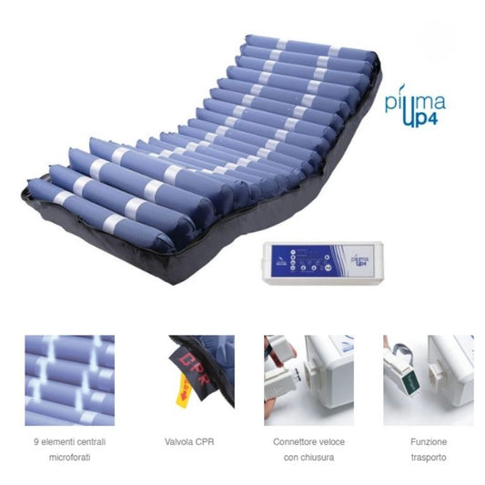 Kit antidecubito Piuma Up4 con compressore – 20 elementi – H 20 cm
