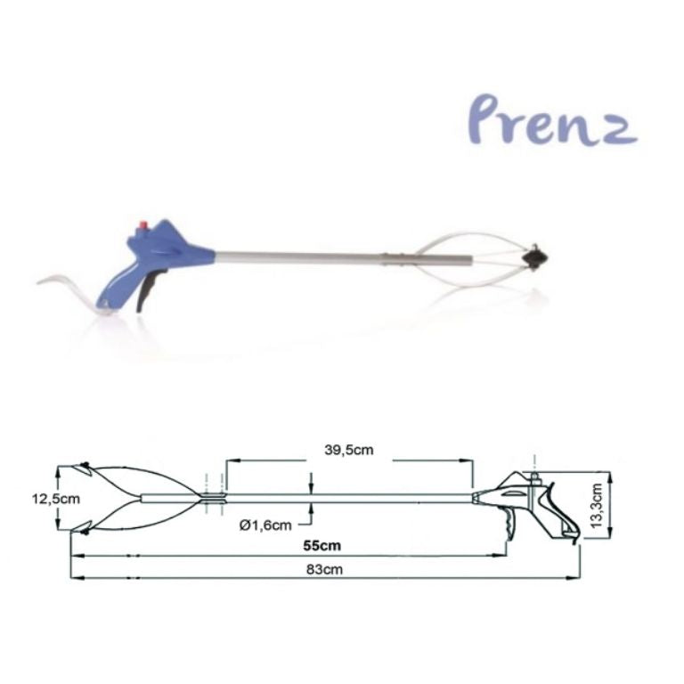 Pinza Prensile in Alluminio Anodizzato – 4 Lunghezze Disponibili