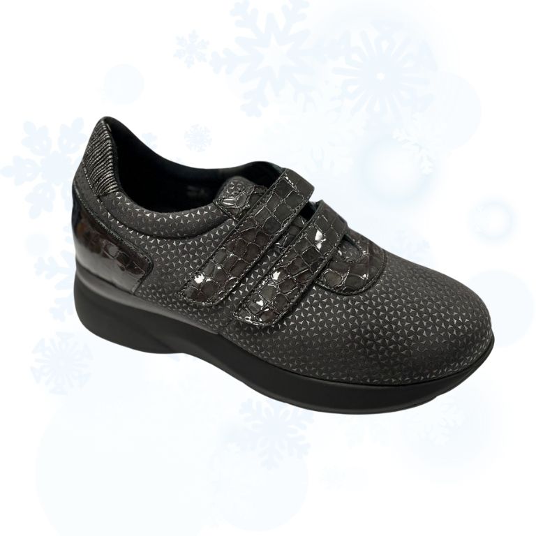 Scarpa Ortopedica Donna Ortholine Gessy – Morbida con Doppio Strap e Plantare Estraibile