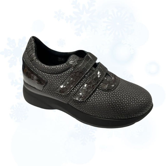 Scarpa Ortopedica Donna Ortholine Gessy – Morbida con Doppio Strap e Plantare Estraibile