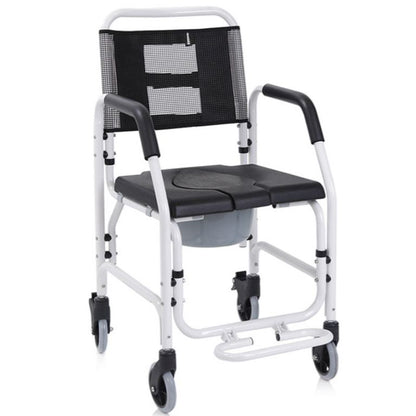 Sedia Comoda da Doccia e WC con 4 Ruote