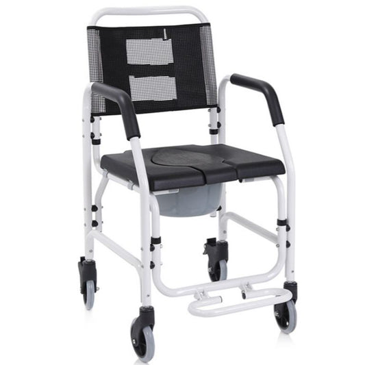 Sedia Comoda da Doccia e WC con 4 Ruote